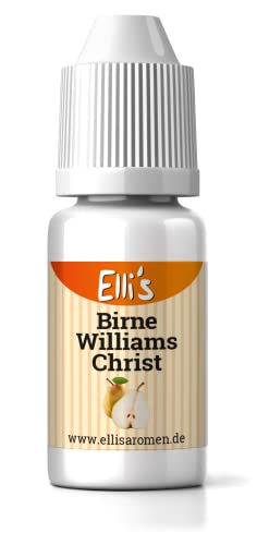 Ellis Aromen Birne Williams Christ NATURIDENTISCHES Lebensmittelaroma | Für Speisen & Getränke | 10 ml von Elli´s