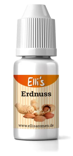 Ellis Aromen Erdnuss NATURIDENTISCHES Lebensmittelaroma | Für Speisen & Getränke | 10 ml von Elli´s