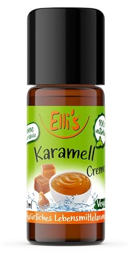 Ellis Aromen Karamell Creme NATÜRLICHES Lebensmittelaroma | Aromakonzentrat aus 100 % Veganen und Natürlichen Ursprung | Für Speisen & Getränke | 10 ml Ellis Aromen Karamell Creme NATÜRLICHES Lebensmittelaroma | Aromakonzentrat aus 100 % Veganen und Natürlichen Ursprung | Für Speisen & Getränke | 10 ml von Elli´s