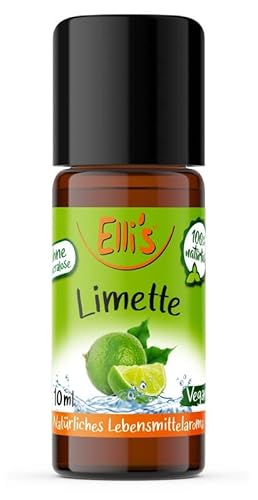 Ellis Aromen Limette NATÜRLICHES Lebensmittelaroma | Aromakonzentrat aus 100 % Veganen und Natürlichen Ursprung | Für Speisen & Getränke | 10 ml Ellis Aromen Limette NATÜRLICHES Lebensmittelaroma | Aromakonzentrat aus 100 % Veganen und Natürlichen Ursprung | Für Speisen & Getränke | 10 ml von Elli´s