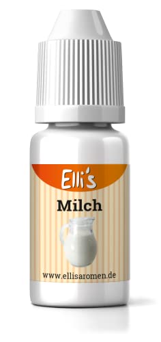 Ellis Aromen Milch NATURIDENTISCHES Lebensmittelaroma | Für Speisen & Getränke | 10 ml von Elli´s