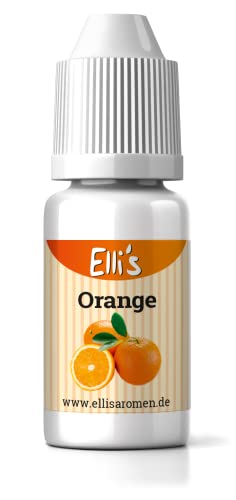 Ellis Aromen Orange NATURIDENTISCHES Lebensmittelaroma | Für Speisen & Getränke | 10 ml von Elli´s