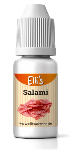 Ellis Aromen Salami NATURIDENTISCHES Lebensmittelaroma | Für Speisen & Getränke | 10 ml von Elli´s