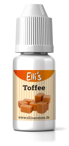 Ellis Aromen Toffee NATURIDENTISCHES Lebensmittelaroma | Für Speisen & Getränke | 10 ml von Elli´s
