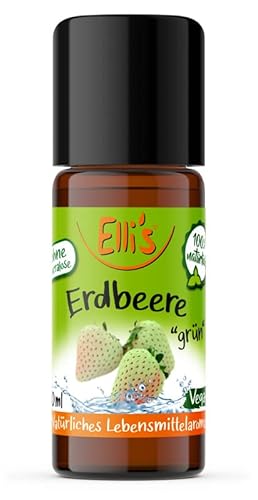 Ellis Aromen grüne Erdbeere NATÜRLICHES Lebensmittelaroma | Aromakonzentrat aus 100 % Veganen und Natürlichen Ursprung | Für Speisen & Getränke | 10 ml Ellis Aromen grüne Erdbeere NATÜRLICHES Lebensmittelaroma | Aromakonzentrat aus 100 % Veganen und Natürlichen Ursprung | Für Speisen & Getränke | 10 ml von Elli´s