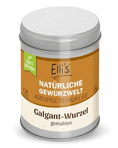 Galgant Wurzel geschnitten - Ellis Natürlichen Gewürze - 60 Gramm von Elli´s