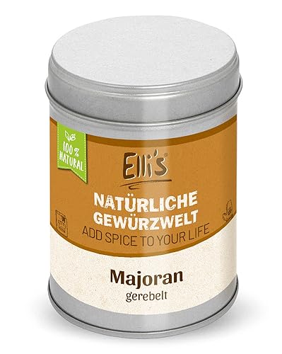 Majoran gerebelt, grün - Ellis Natürlichen Gewürze - 15 Gramm von Elli´s