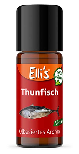 Öl lösliches natürliches Lebensmittelaroma – für Profi-Anwender und die besondere Küche – Gute Löslichkeit in Ölen und fetthaltigen Produkten – Vegan und Natürlich (Thunfisch) von Elli´s