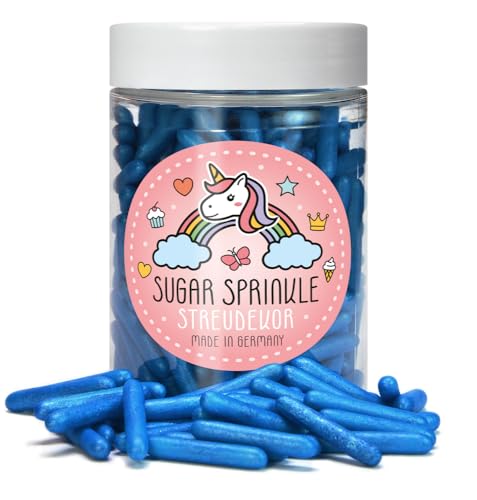 Sugar Sprinkles Tortendeko Streudekor - Blaue Rods Sugar Sprinkles Tortendeko Streudekor - Blaue Rods von Elli´s