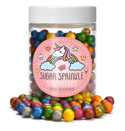 Sugar Sprinkles Tortendeko Streudekor - Bunte Perlen 7 mm Sugar Sprinkles Tortendeko Streudekor - Bunte Perlen 7 mm von Elli´s