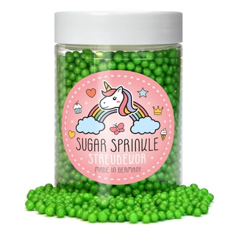 Sugar Sprinkles Tortendeko Streudekor - Grüne Perlen - 4 mm Sugar Sprinkles Tortendeko Streudekor - Grüne Perlen - 4 mm von Elli´s
