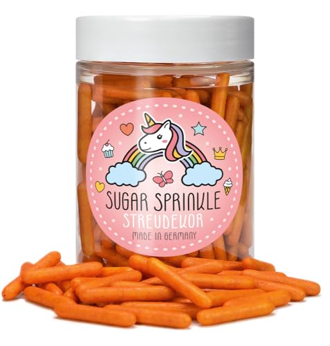 Sugar Sprinkles Tortendeko Streudekor - Orange Rods Sugar Sprinkles Tortendeko Streudekor - Orange Rods von Elli´s