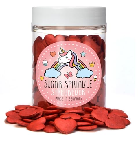 Sugar Sprinkles Tortendeko Streudekor - Rote Jumbo Herzen Sugar Sprinkles Tortendeko Streudekor - Rote Jumbo Herzen von Elli´s
