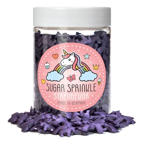 Sugar Sprinkles Tortendeko Streudekor - Violette Einhorn Sugar Sprinkles Tortendeko Streudekor - Violette Einhorn von Elli´s