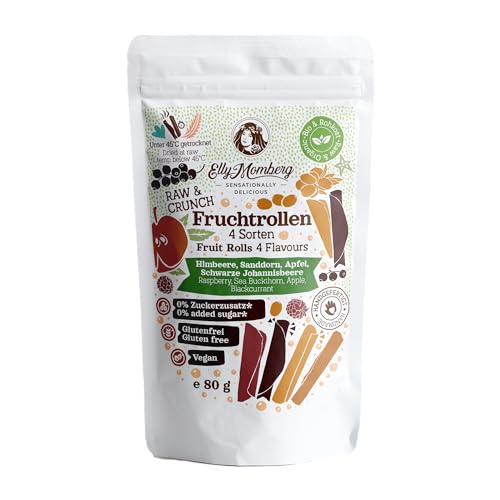 BIO-Rohkost - Fruchtrollen - 4-Sorten-Mix - 80 g BIO-Rohkost - Fruchtrollen - 4-Sorten-Mix - 80 g von Elly Momberg