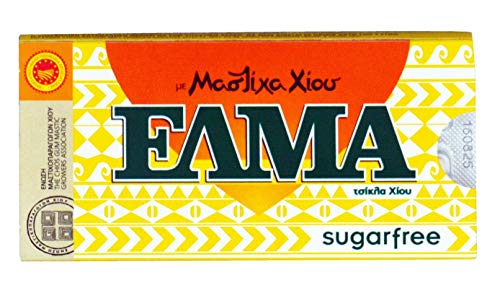 Greek Mastic Chewing Gum Elma Sugar Free (6pcs X 10 Tablets) by ELMA von Elma