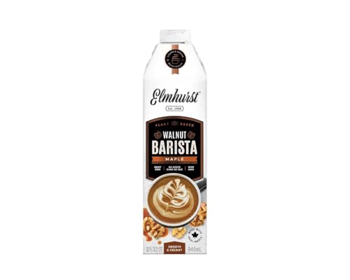Elmhurst 1925 Maple Walnut Barista Edition – Veganer Walnussdrink mit Ahornsirup – Perfekt für Kaffee, Lattes und Smoothies – Cremig, vielseitig und natürlich – 946 ml Elmhurst 1925 Maple Walnut Barista Edition – Veganer Walnussdrink mit Ahornsirup – Perfekt für Kaffee, Lattes und Smoothies – Cremig, vielseitig und natürlich – 946 ml von Elmhurst