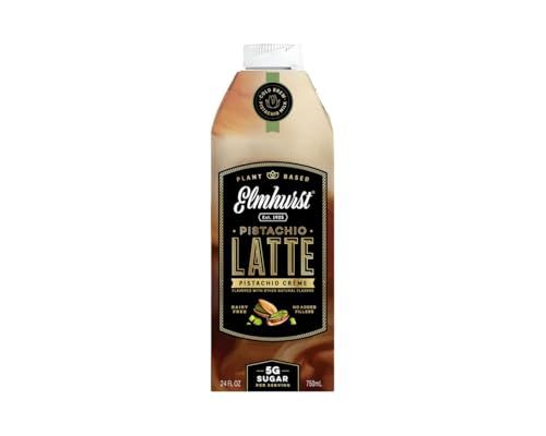 Elmhurst 1925 Pistachio Creme Latte – Veganer Pistazien-Latte mit Cold Brew Kaffee – Cremig, nussig und vielseitig – Perfekt für heiße oder kalte Kaffeegetränke – 750 ml Elmhurst 1925 Pistachio Creme Latte – Veganer Pistazien-Latte mit Cold Brew Kaffee – Cremig, nussig und vielseitig – Perfekt für heiße oder kalte Kaffeegetränke – 750 ml von Elmhurst