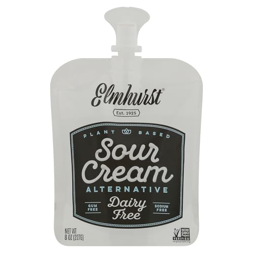 Elmhurst Dairy Free Sour Cream – Pflanzliche Sour Cream Alternative auf Haferbasis – Vegane & laktosefreie Creme – Perfekt für Dips, Saucen & Toppings – Glutenfrei & ohne Zusatzstoffe – 227 g Elmhurst Dairy Free Sour Cream – Pflanzliche Sour Cream Alternative auf Haferbasis – Vegane & laktosefreie Creme – Perfekt für Dips, Saucen & Toppings – Glutenfrei & ohne Zusatzstoffe – 227 g von Elmhurst