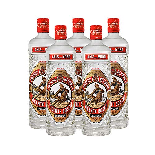 Likör Anis del Mono Dulce von 70 cl - Bodegas Osborne (5 Flaschen) von Elsantiamen