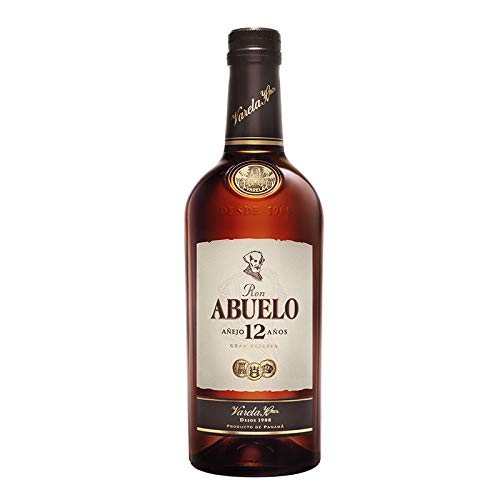 Rum Abuelo Gealterter 12 Jahre 70 cl - Hergestellt in Panama - Varela Hermanos S.A. (1 Flasche) von Elsantiamen