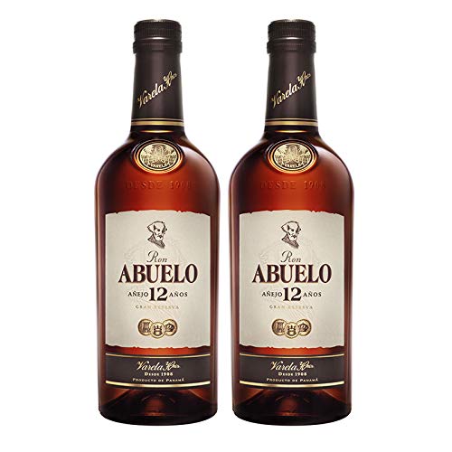 Rum Abuelo Gealterter 12 Jahre 70 cl - Hergestellt in Panama - Varela Hermanos S.A. (2 Flaschen) von Elsantiamen