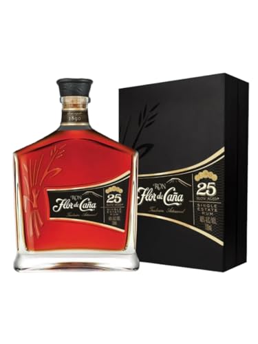 Rum Flor de Caña Centenario 25 Jahre von 70 cl - D.O. Nicaragua - Bodegas Osborne (1 Flasche) von Elsantiamen