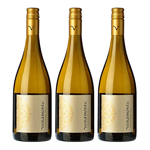 Trockener Weißwein Chardonnay Veramonte - von 75 cl - D.O. Casablanca Valley - Bodegas Gonzalez Byass (3 Flaschen) von Elsantiamen