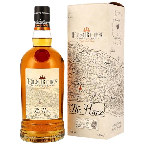 Elsburn The Harz Hercynian Single Malt Whisky, Batch No. 001, 0,7l alc. 46% vol. Elsburn The Harz Hercynian Single Malt Whisky, Batch No. 001, 0,7l alc. 46% vol. von Elsburn