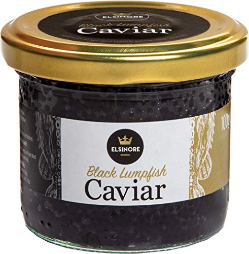 ELSINORE Ambient Lumpfish Caviar 100 g (6 x 100 g Gläser in einem Geschmack) von Elsinore