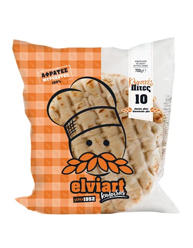 Elviart Pita für griechische Souvlaki 10 Stück Elviart Pita für griechische Souvlaki 10 Stück von Elviart