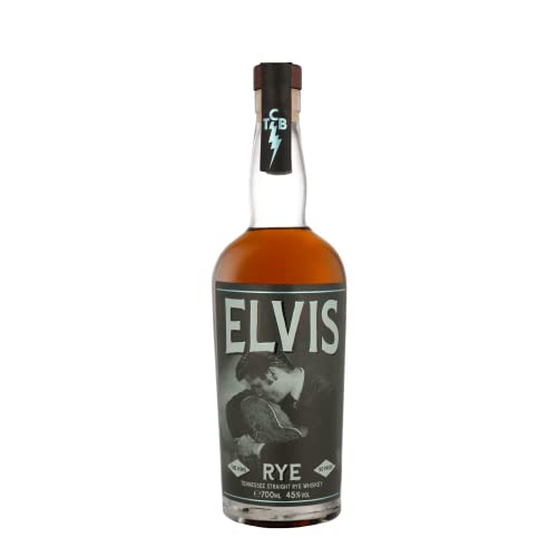 Elvis THE KING Straight RYE Whiskey 45% Vol. 0,7l von Elvis