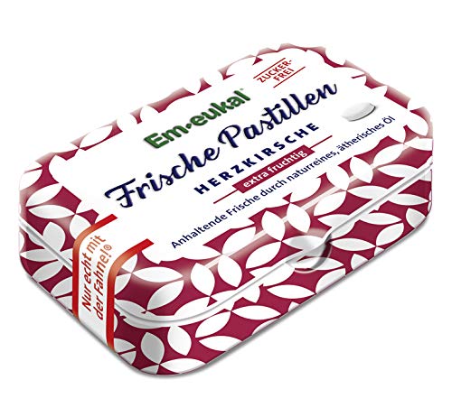 Em-eukal Frische Pastillen Herzkirsche Dose zuckerfrei 20g Em-eukal Frische Pastillen Herzkirsche Dose zuckerfrei 20g von Em-eukal