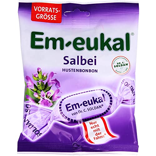 Em-eukal Salbei Hustenbonbons für Hals und Stimme, 150 g Bonbons von Em-eukal