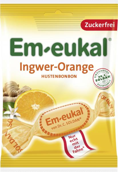 Em-eukal Hustenbonbons Ingwer-Orange zuckerfrei von Em-eukal