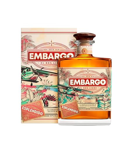 EMBARGO - Rum Esplendido - Goldmedaille 2023 Rum & Cachaça Masters - Große Goldmedaille 2017 Concours Mondial de Bruxelles - 40 % Alkohol - Herkunft: Trinidad & Tobago, Guatemala, Martinique - 70 cl EMBARGO - Rum Esplendido - Goldmedaille 2023 Rum & Cachaça Masters - Große Goldmedaille 2017 Concours Mondial de Bruxelles - 40 % Alkohol - Herkunft: Trinidad & Tobago, Guatemala, Martinique - 70 cl von Embargo