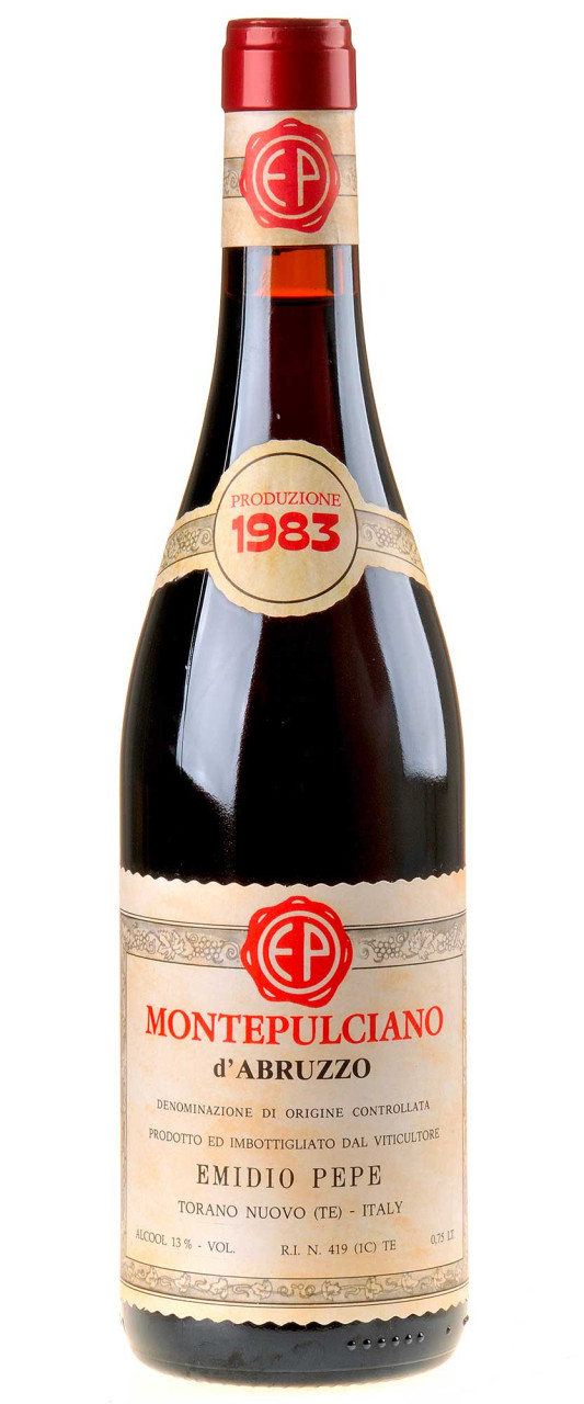 Emidio Pepe Montepulciano d'Abruzzo Selezione VV Bio 1983 von Emidio Pepe