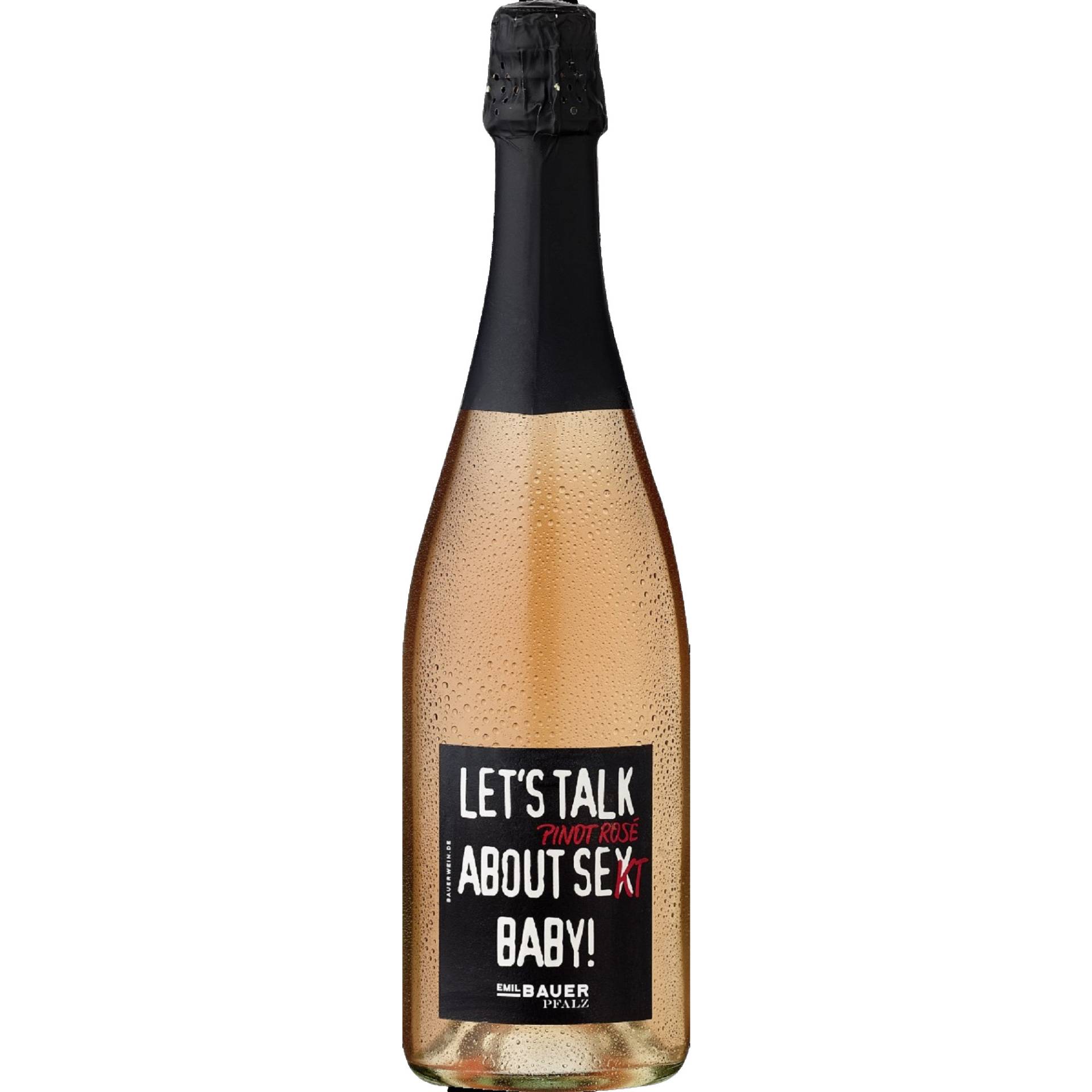 Bauer Sekt Pinot Noir Rosé No Sex, Brut, Pfalz, Pfalz, 2020, Schaumwein Bauer Sekt Pinot Noir Rosé No Sex, Brut, Pfalz, Pfalz, 2020, Schaumwein von Emil Bauer GbR, Walsheimer Straße 18 76829 Landau-Nußdorf