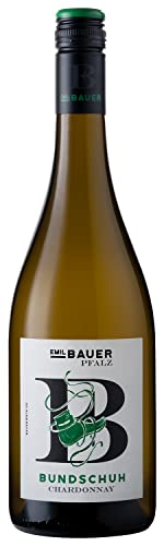 Emil Bauer „Bundschuh“ Chardonnay, Trockener Weißwein aus der Pfalz (1 x 0.75l) von Emil Bauer