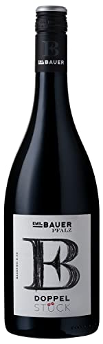Emil Bauer „Doppelstück“ Cuvée, Trockener Rotwein aus der Pfalz (1 x 0.75l) von Emil Bauer