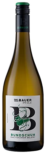 Emil Bauer „Bundschuh“ Sauvignon Blanc, Trockener Weißwein aus der Pfalz (1 x 0.75l) von Emil Bauer