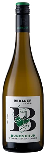 Emil Bauer „Bundschuh“ Weißburgunder, Trockener Weißwein aus der Pfalz (1 x 0.75l) von Emil Bauer
