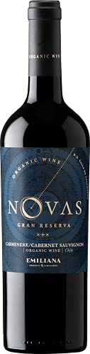 Novas Gran Reserva Carmenre Cabernet Sauvignon Colchagua Val, Organic 75cl. (case of 6), Colchagua Val/Chili, Carmenere, (Rotwein) von ADOBE EMILIANA
