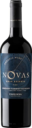 Novas Gran Reserva Carmenre Cabernet Sauvignon Colchagua Val, Organic 75cl. (case of 6), Colchagua Val/Chili, Carmenere, (Rotwein) von Emiliana Organic