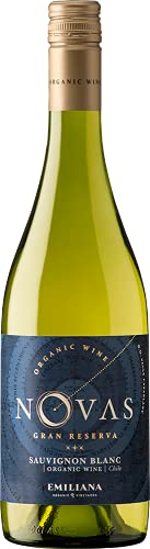 Novas Gran Reserva Sauvignon Blanc, San Antonio Val, Organic 75cl. (case of 6), Casablanca Val/Chili, Sauvignon Blanc, (Weisswein) von ADOBE EMILIANA