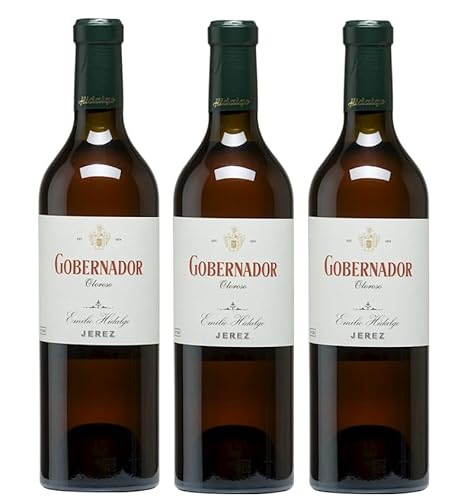 3x 0,75l - Emilio Hidalgo - Gobernador - Oloroso - Jerez D.O.P. - Andalusien - Spanien - Sherry trocken 3x 0,75l - Emilio Hidalgo - Gobernador - Oloroso - Jerez D.O.P. - Andalusien - Spanien - Sherry trocken von Emilio Hidalgo
