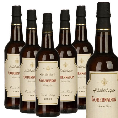6 Flaschen Sherry Gobernador Oloroso Seco aus Spanien 6 Flaschen Sherry Gobernador Oloroso Seco aus Spanien von Hidalgo
