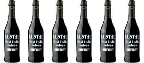 Emilio Lustau East India Solera Sherry 20% vol Jerez NV Sherry (6 x 0.5 l) von GREAT BRITISH TRADING LIMITED