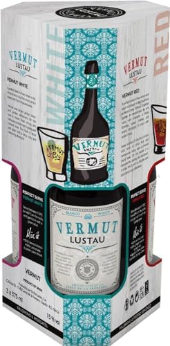 Lustau Vermut Trio Geschenkpackung je 1 x 0,375l 15% vol.: Vermut White, Red, Rosé - Spanischer Wermut (1.125 l) von Lustau