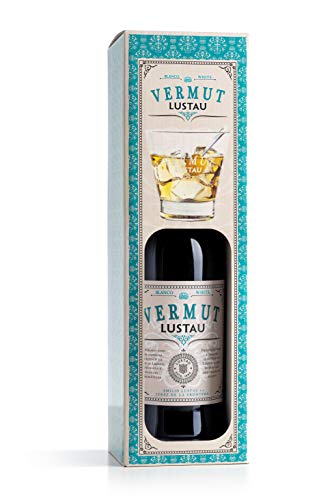 Lustau Vermut White 15% vol. - Geschenkpackung mit Glas - weißer Wermut (1 x 0.75 l) von Lustau
